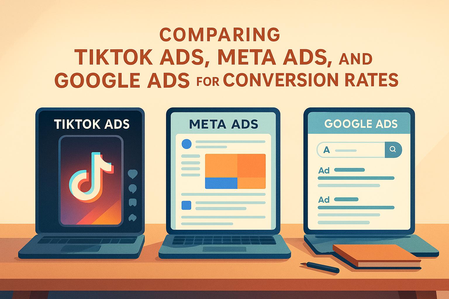 Comparing TikTok Ads, Meta Ads, and Google Ads for Conversion Rates