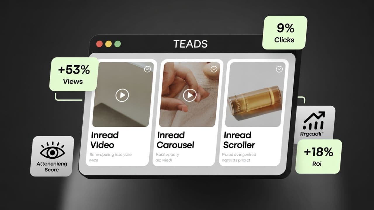 Teads ad formats & best practices for display ads