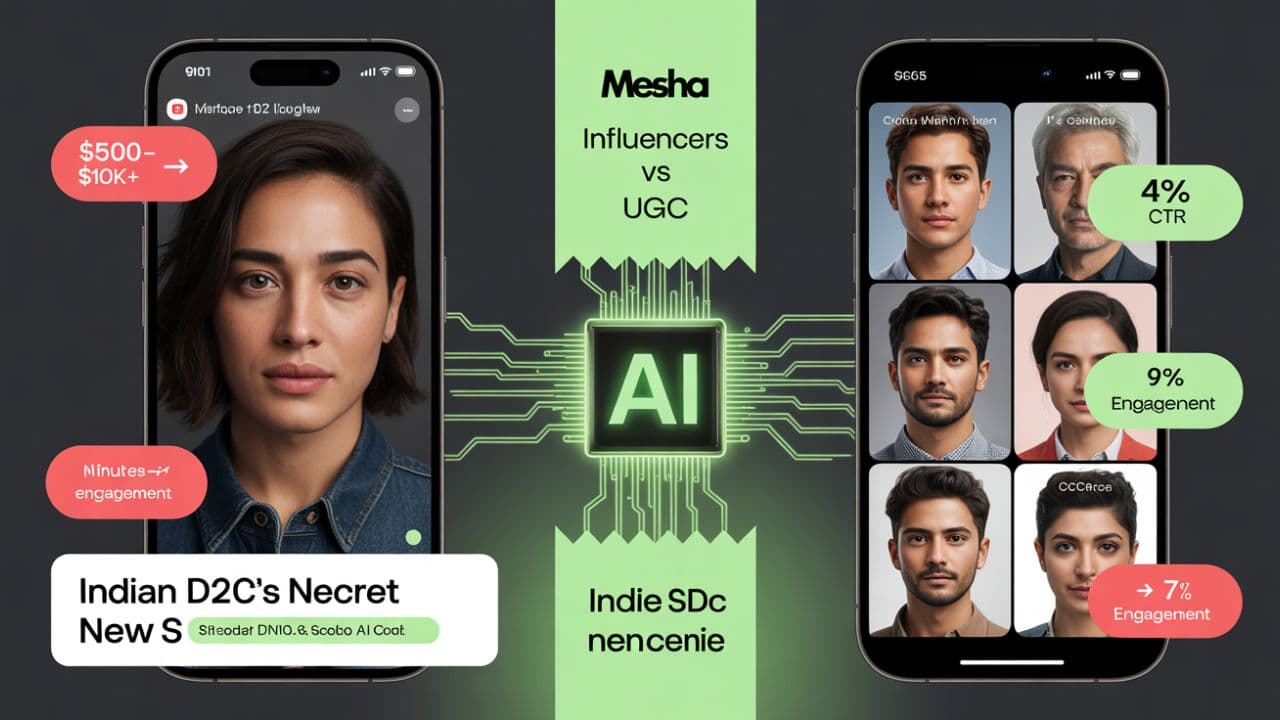 Why Indian D2C Brands Are Turning to AI UGC to Replace Influencers